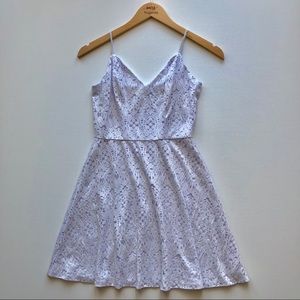 Aqua lace skater for flare dress